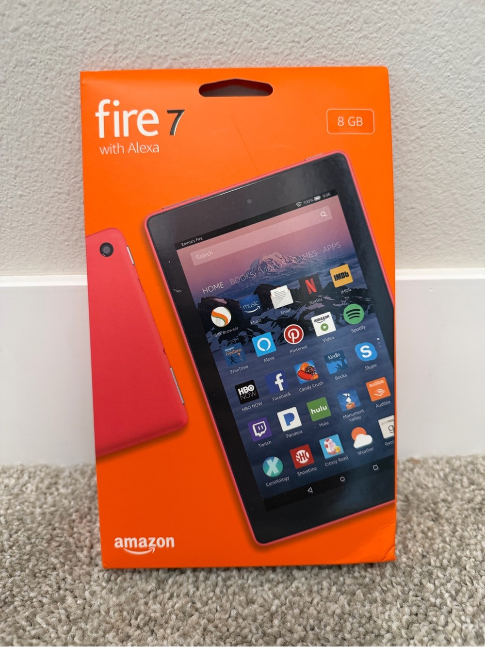*NEW* Amazon Fire 7 Tablet with Alexa Red 8 GB